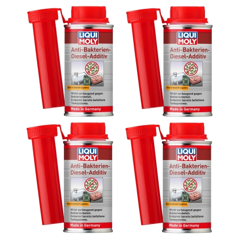 4x Liqui Moly Anti-Bakterien Diesel Additiv 125ml Dose Biozid - 21721