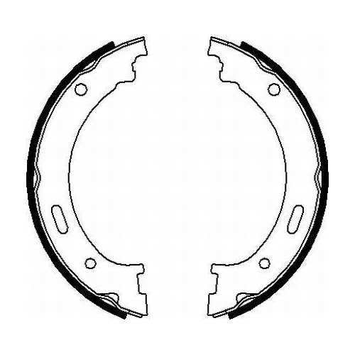 TEXTAR Bremsbackensatz, Feststellbremse 91073300