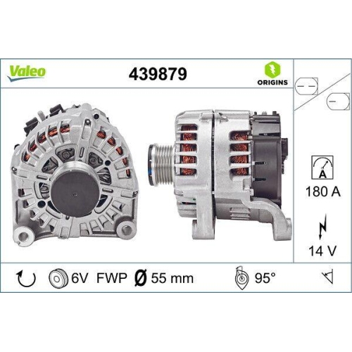 VALEO Generator VALEO ORIGINS - NEW O.E. TECHNOLOGIE 439879