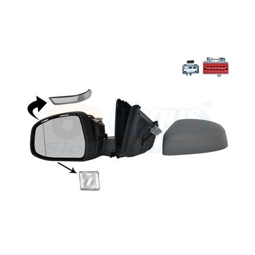 VAN WEZEL Au&szlig;enspiegel * HAGUS * 1882825