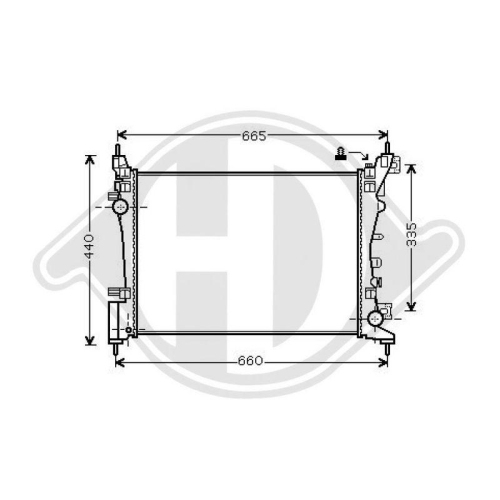 DIEDERICHS K&uuml;hler, Motork&uuml;hlung DIEDERICHS Climate DCM2710