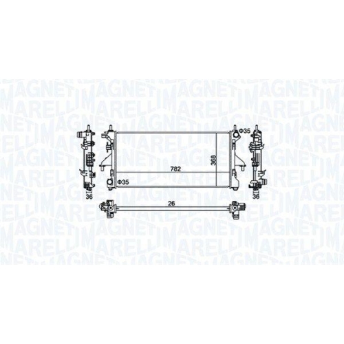 MAGNETI MARELLI K&uuml;hler, Motork&uuml;hlung 350213126900