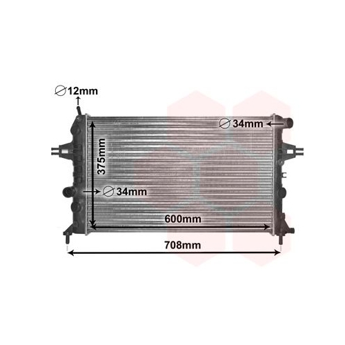 VAN WEZEL K&uuml;hler, Motork&uuml;hlung 37002296