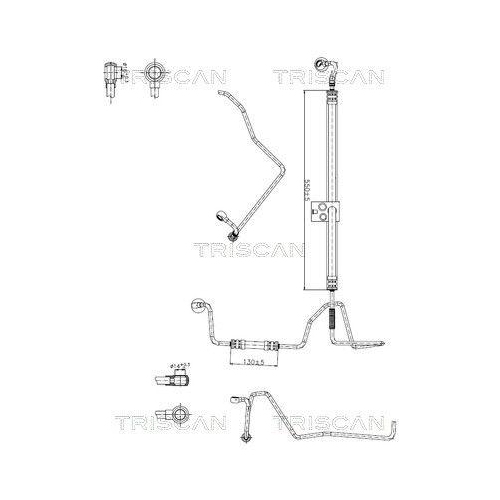 TRISCAN Hydraulikschlauch, Lenkung 8516 29049