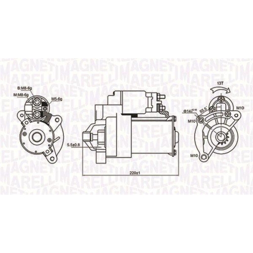 MAGNETI MARELLI Starter 063720594010