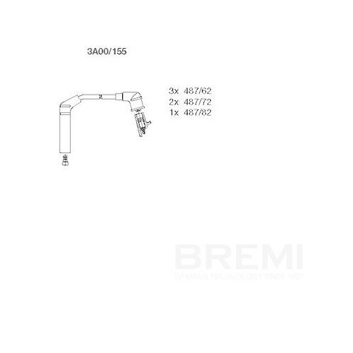 BREMI Z&uuml;ndleitungssatz 3A00/155