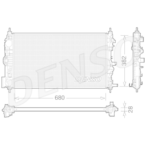 DENSO K&uuml;hler, Motork&uuml;hlung DRM36014