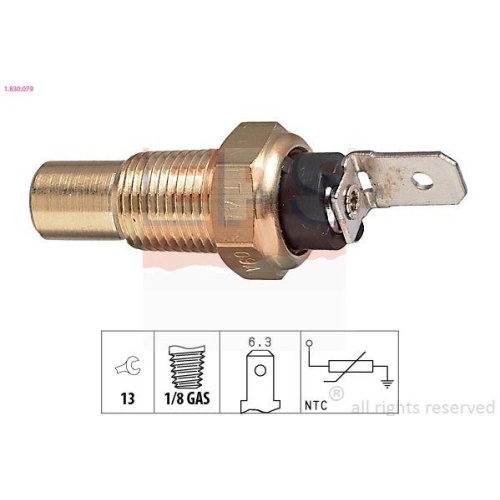 EPS Sensor, Kühlmitteltemperatur Made in Italy - OE Equivalent