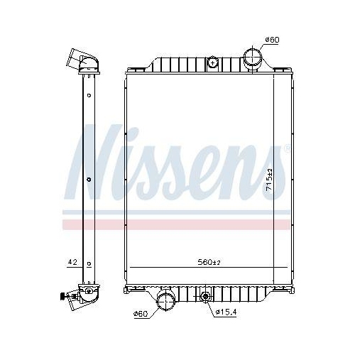 NISSENS K&uuml;hler, Motork&uuml;hlung 6063660