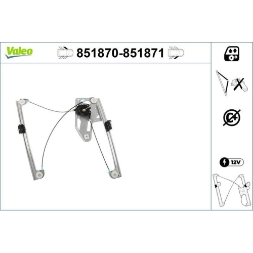 VALEO Fensterheber 851870