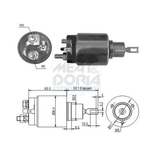 MEAT & DORIA Magnetschalter, Starter 46067