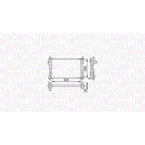 MAGNETI MARELLI K&uuml;hler, Motork&uuml;hlung 350213131200