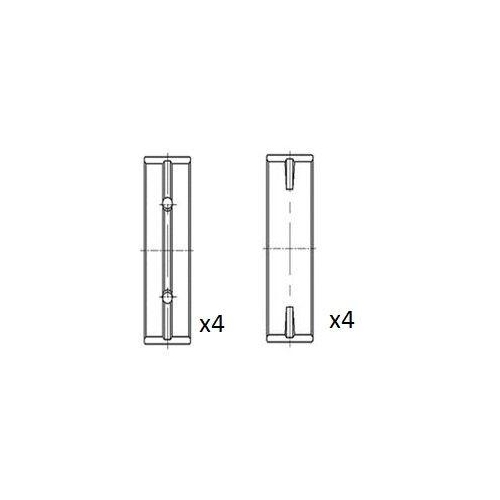 FAI AutoParts Kurbelwellenlagerschale BM1015-STD