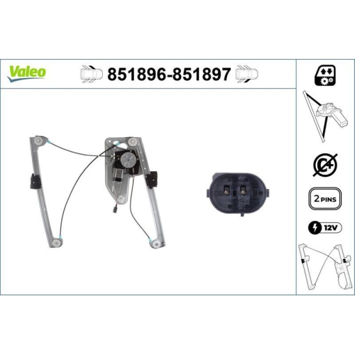 VALEO Fensterheber 851896