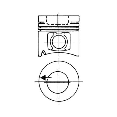 KOLBENSCHMIDT Kolben 93484602