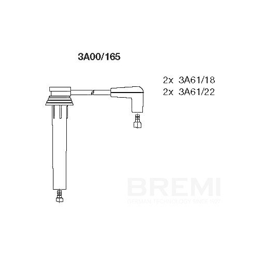 BREMI Z&uuml;ndleitungssatz 3A00/165