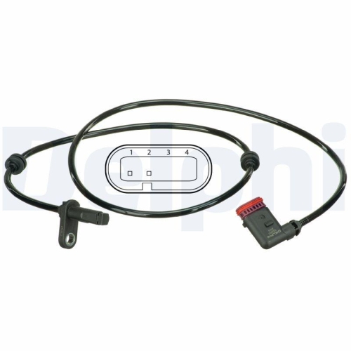 DELPHI Sensor, Raddrehzahl SS20501