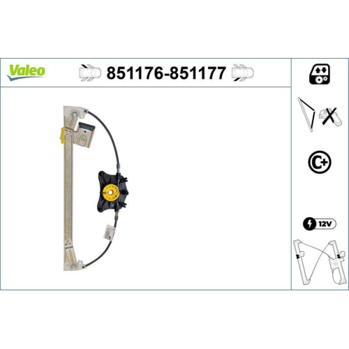 VALEO Fensterheber 851176