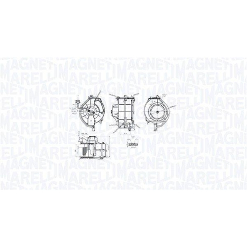 MAGNETI MARELLI Innenraumgebl&auml;se 069412759010