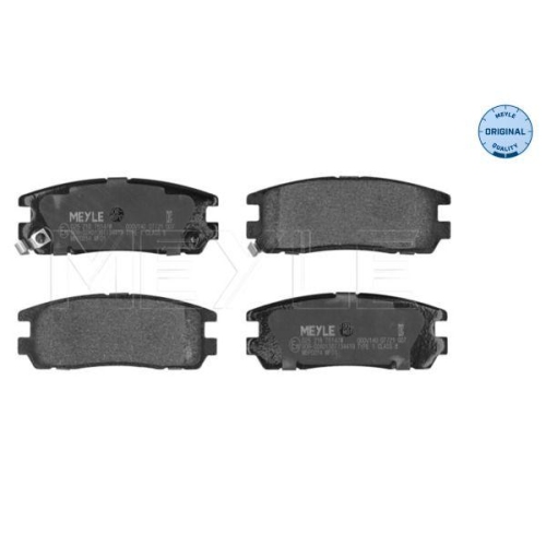 MEYLE Bremsbelagsatz, Scheibenbremse MEYLE-ORIGINAL: True to OE. 025 218 7514/W