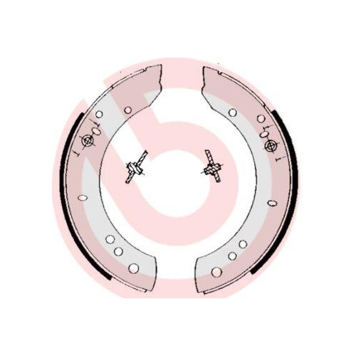 BREMBO Bremsbackensatz ESSENTIAL LINE S 44 502