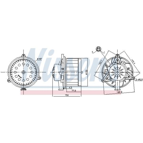 NISSENS Innenraumgebläse 87618
