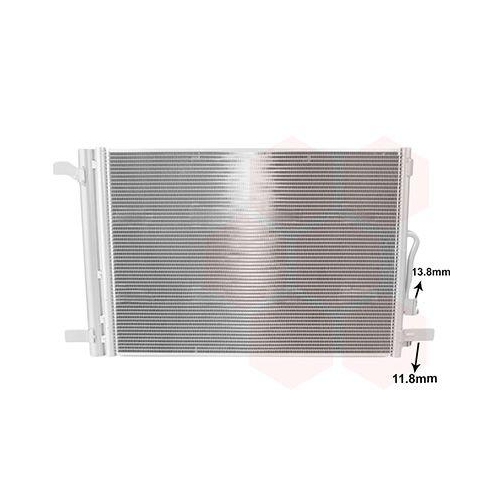 VAN WEZEL Kondensator, Klimaanlage
