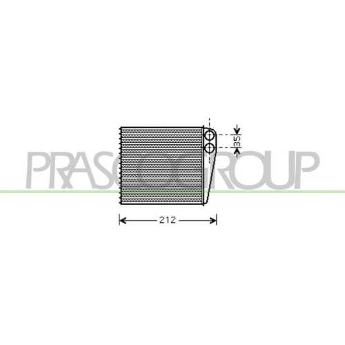 PRASCO W&auml;rmetauscher, Innenraumheizung PrascoSelection RN325H001