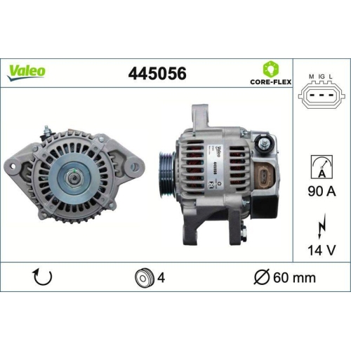 VALEO Generator VALEO CORE-FLEX 445056