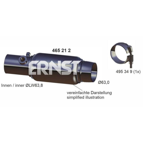 ERNST Flexrohr, Abgasanlage 465212