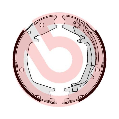 BREMBO Bremsbackensatz, Feststellbremse ESSENTIAL LINE S 30 527