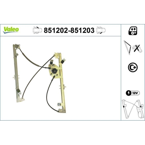 VALEO Fensterheber 851202