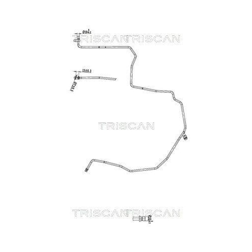 TRISCAN Hochdruck-/Niederdruckleitung, Klimaanlage 9010 14003