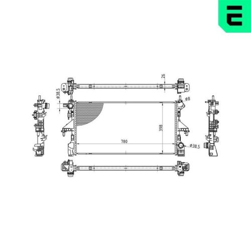 ERA K&uuml;hler, Motork&uuml;hlung 673006