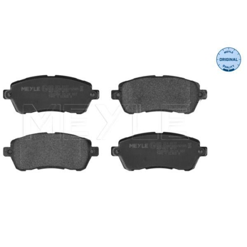 MEYLE Bremsbelagsatz, Scheibenbremse MEYLE-ORIGINAL: True to OE. 025 221 9117