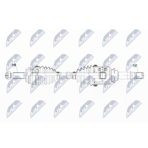 NTY Antriebswelle NPW-CH-064