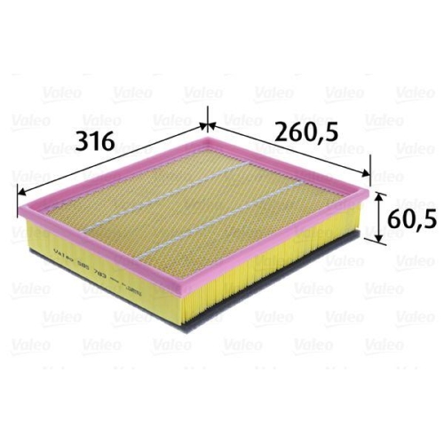 VALEO Luftfilter 585783
