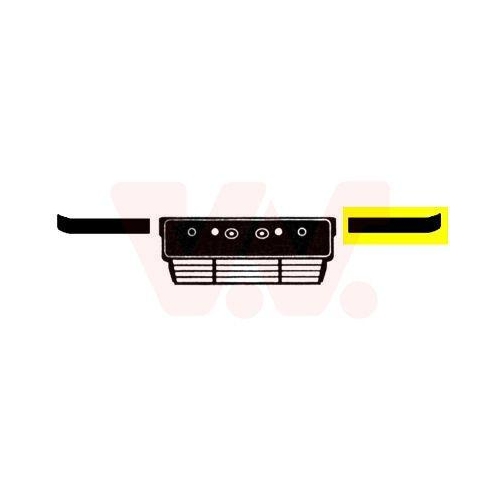 VAN WEZEL Zier-/Schutzleiste, Sto&szlig;f&auml;nger 0635581