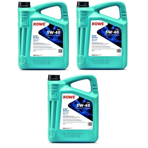 Motoröl Motorenöl HIGHTEC SYNT RS DLS SAE 5W-40 15 Liter ROWE 20307-0050-99