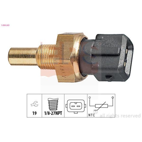 EPS Sensor, K&uuml;hlmitteltemperatur Made in Italy - OE Equivalent