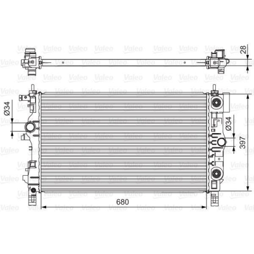 VALEO K&uuml;hler, Motork&uuml;hlung