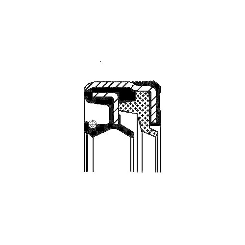 CORTECO Wellendichtring, Differential 12015709B