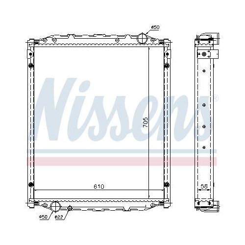 NISSENS K&uuml;hler, Motork&uuml;hlung 67220A