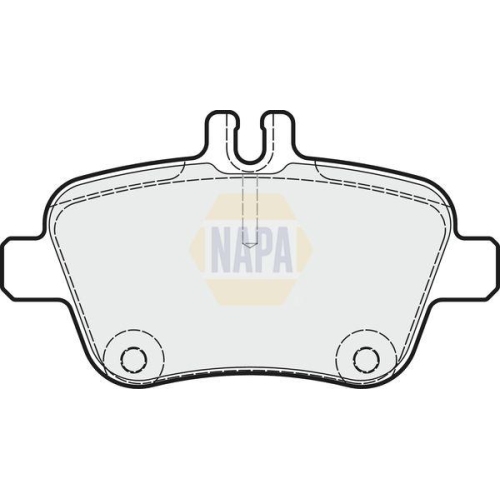 NAPA Bremsbelagsatz, Scheibenbremse NAPA NBP1073