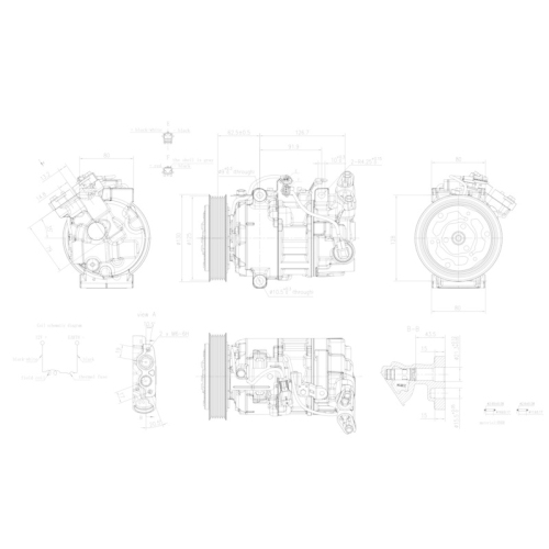 HELLA Kompressor, Klimaanlage >>> Easy2Fit <<< 8FK 366 202-021