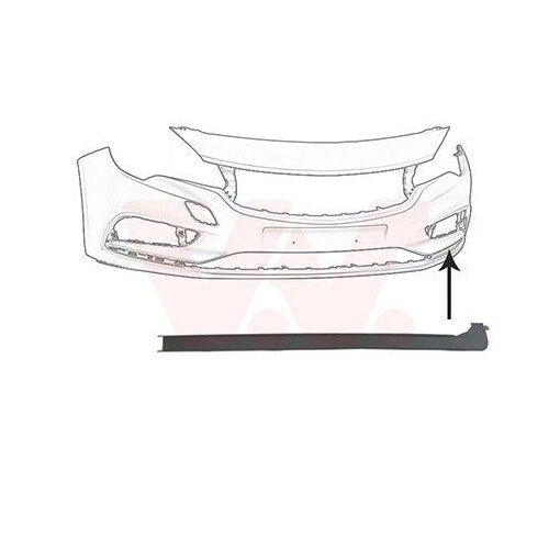 VAN WEZEL Zier-/Schutzleiste, Sto&szlig;f&auml;nger