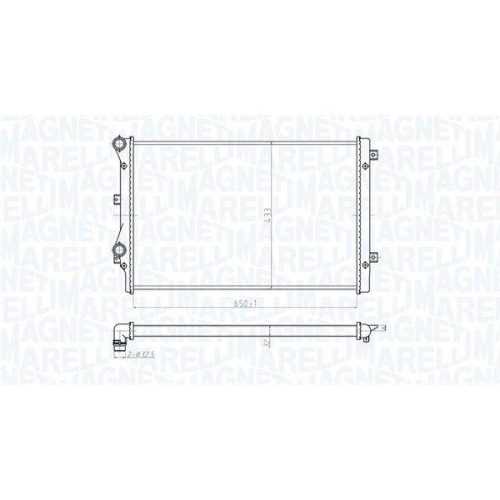 MAGNETI MARELLI K&uuml;hler, Motork&uuml;hlung 350213852000