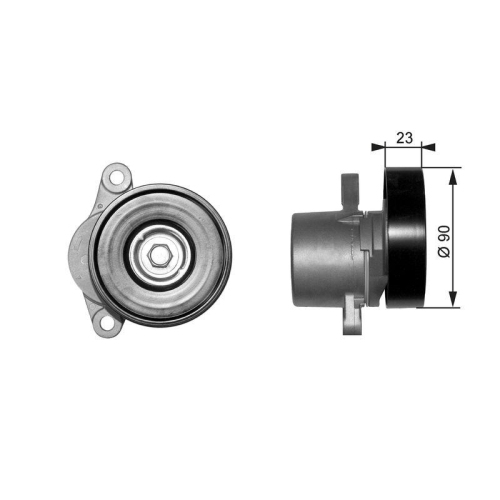 GATES Riemenspanner, Keilrippenriemen DriveAlign&trade; T38156