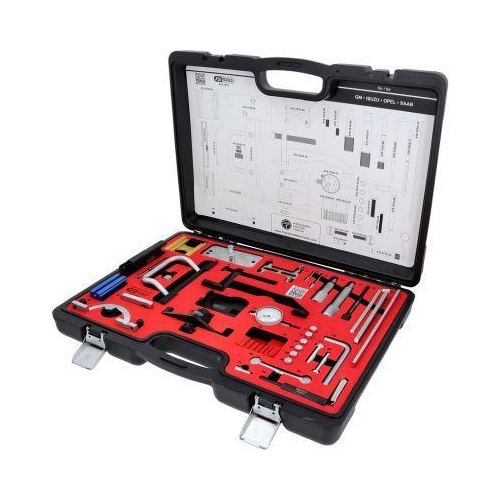 Motoreinstellwerkzeug-Satz f&uuml;r Isuzu, GM, Opel, Saab, 37-tlg KS TOOLS 4101010