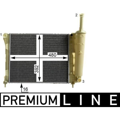 MAHLE K&uuml;hler, Motork&uuml;hlung BEHR *** PREMIUM LINE *** CR 2005 000P